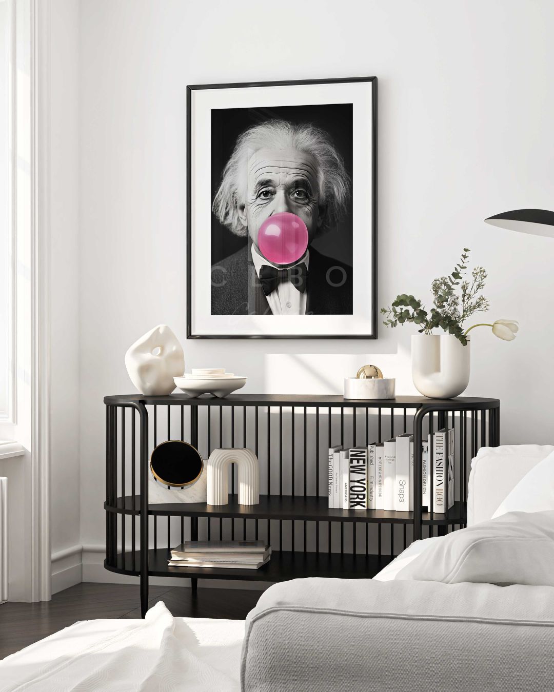 Einstein's Bubbles Poster