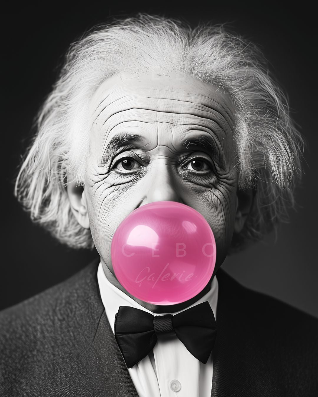 Einstein's Bubbles Poster