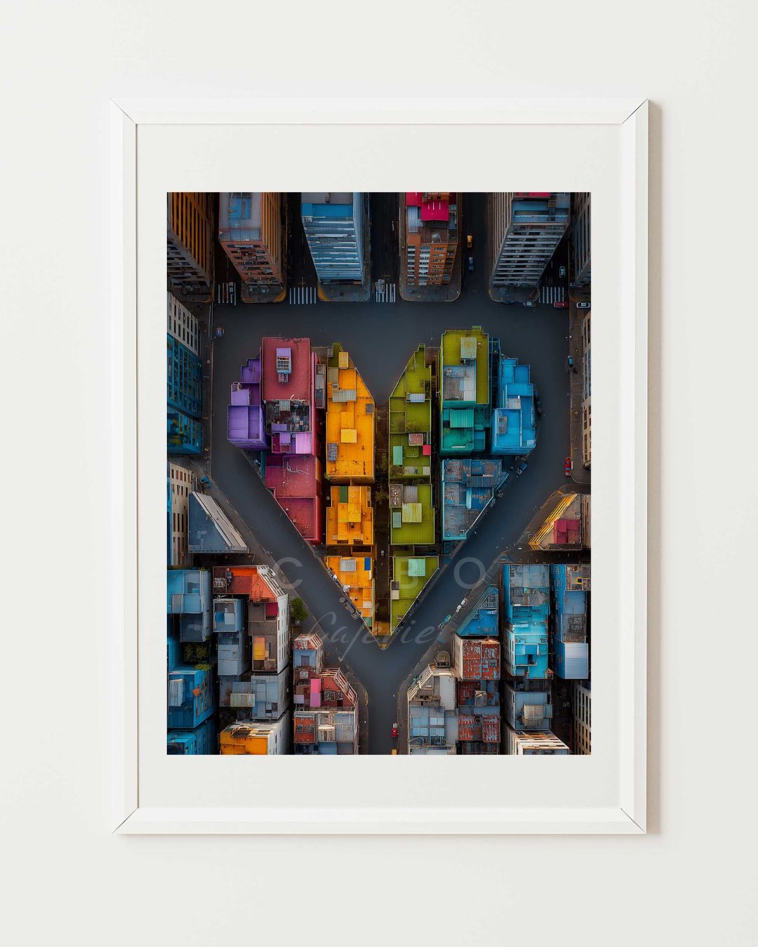 Urban Heart Poster