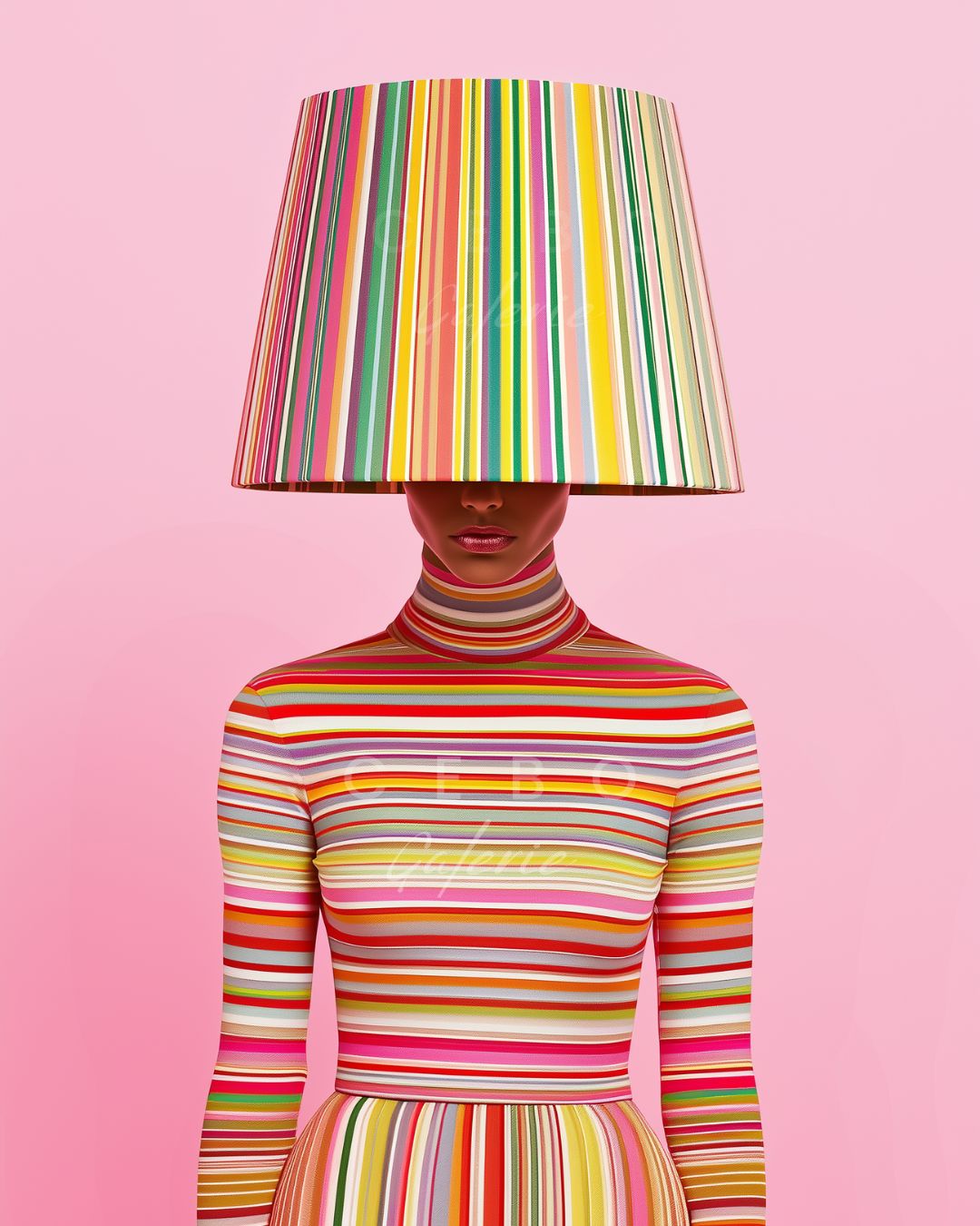 Colorful Femininity Poster