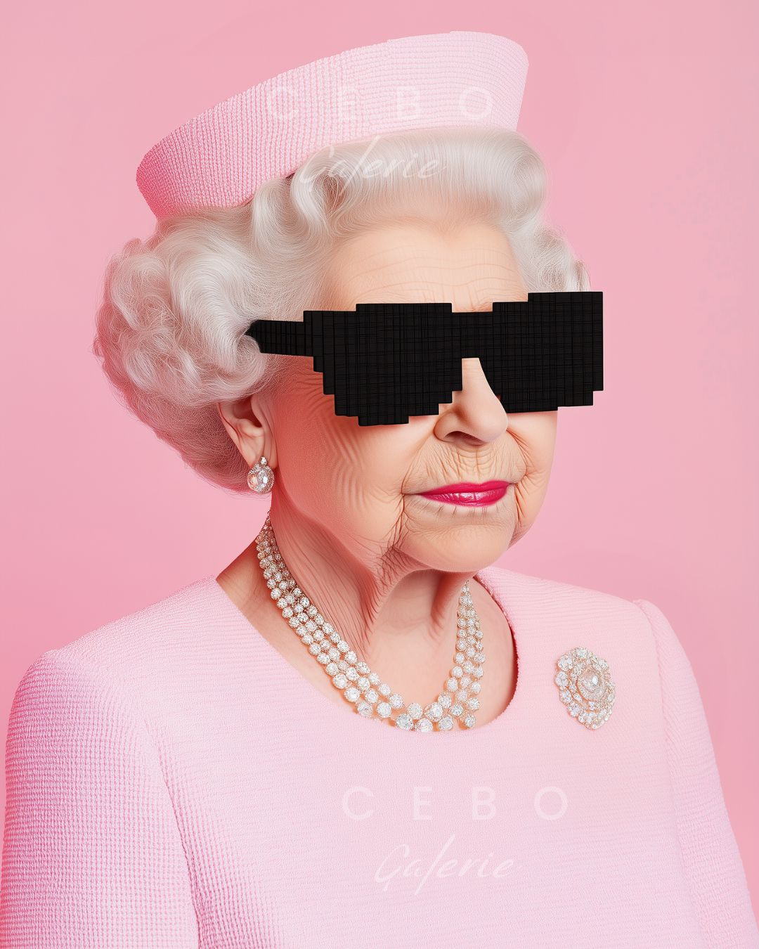 Pixel Queen Poster