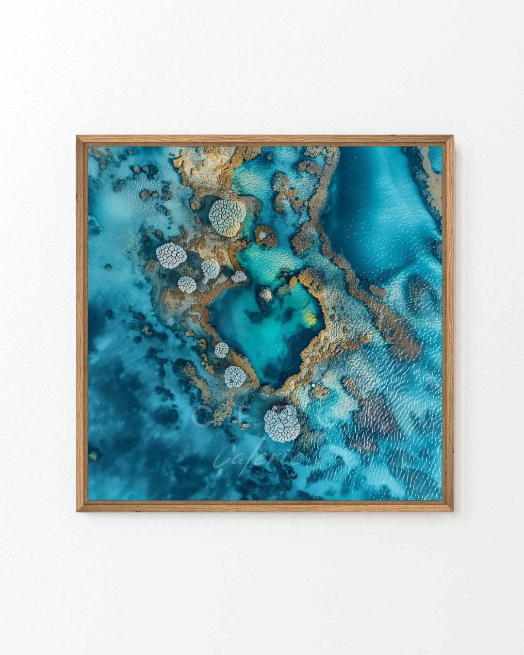 Tableau Cœur Océanique - Exemplaire Unique
