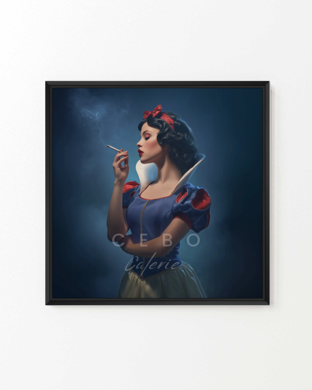 Tableau Rebelle Blanche-Neige - Exemplaire Unique