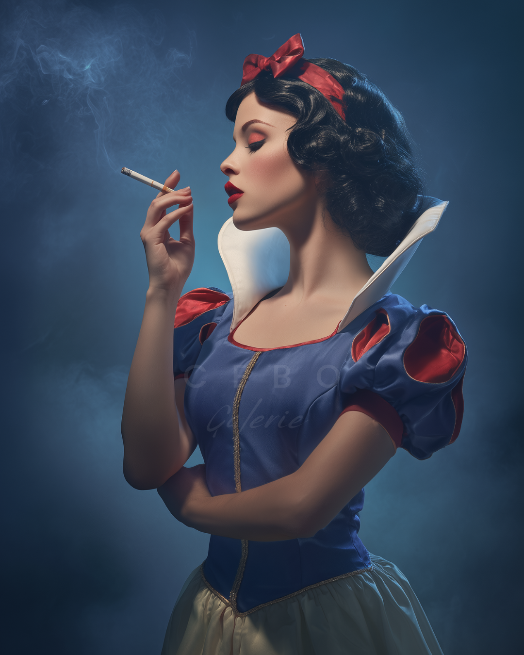 Tableau Rebelle Blanche-Neige - Exemplaire Unique
