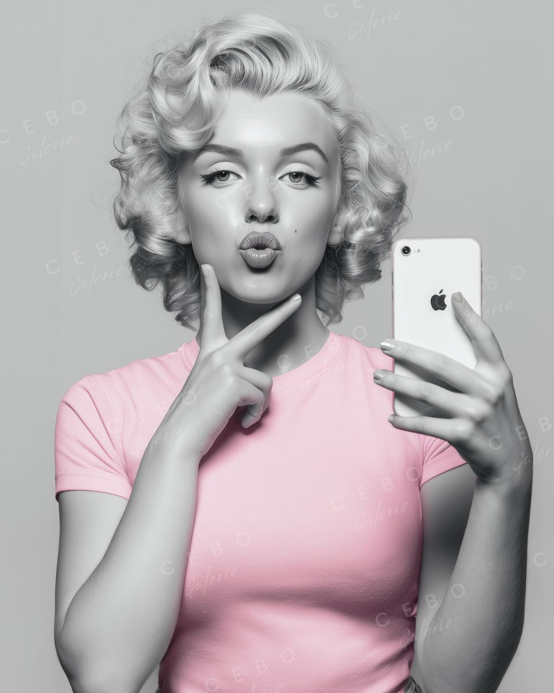 Tableau Selfie Marilyn - Exemplaire Unique