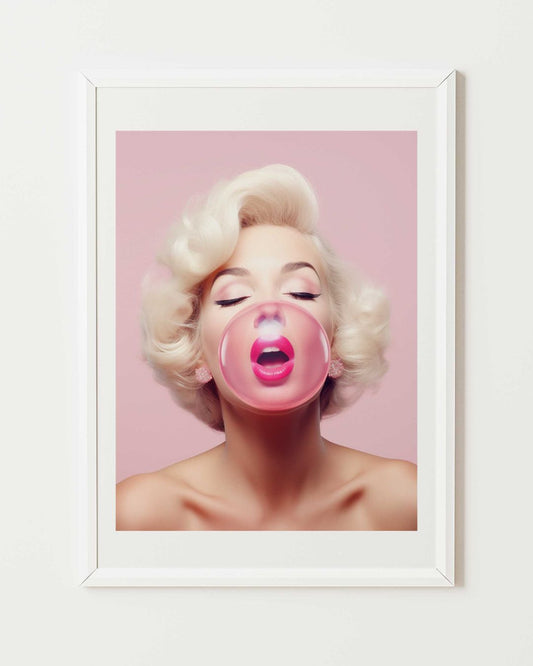 Affiche Bulles de Marilyn