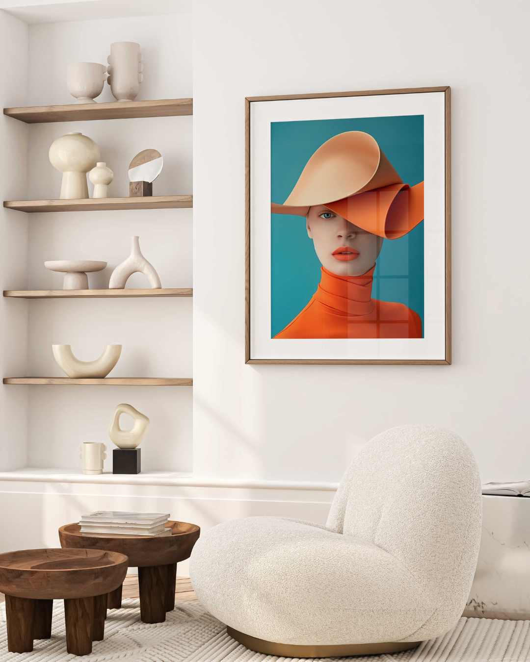 Affiche Sophistication Orange