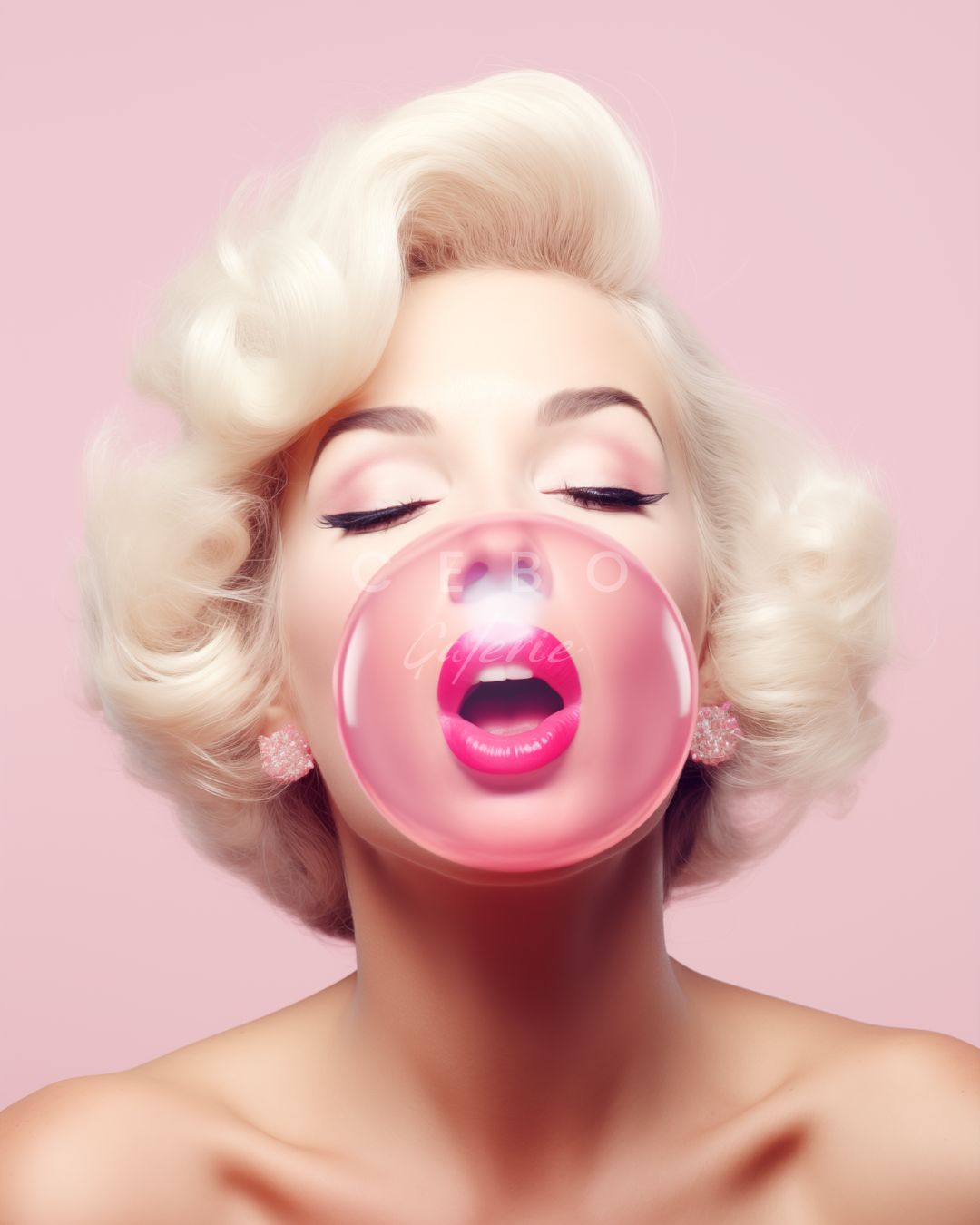 Affiche Bulles de Marilyn