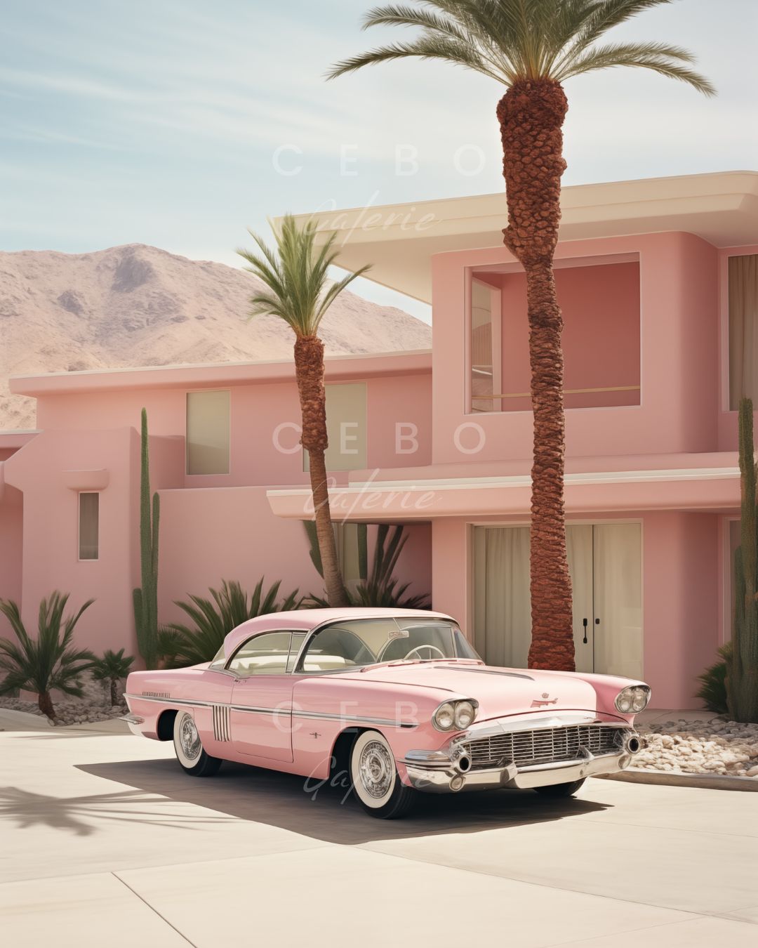 Affiche Retro Pink