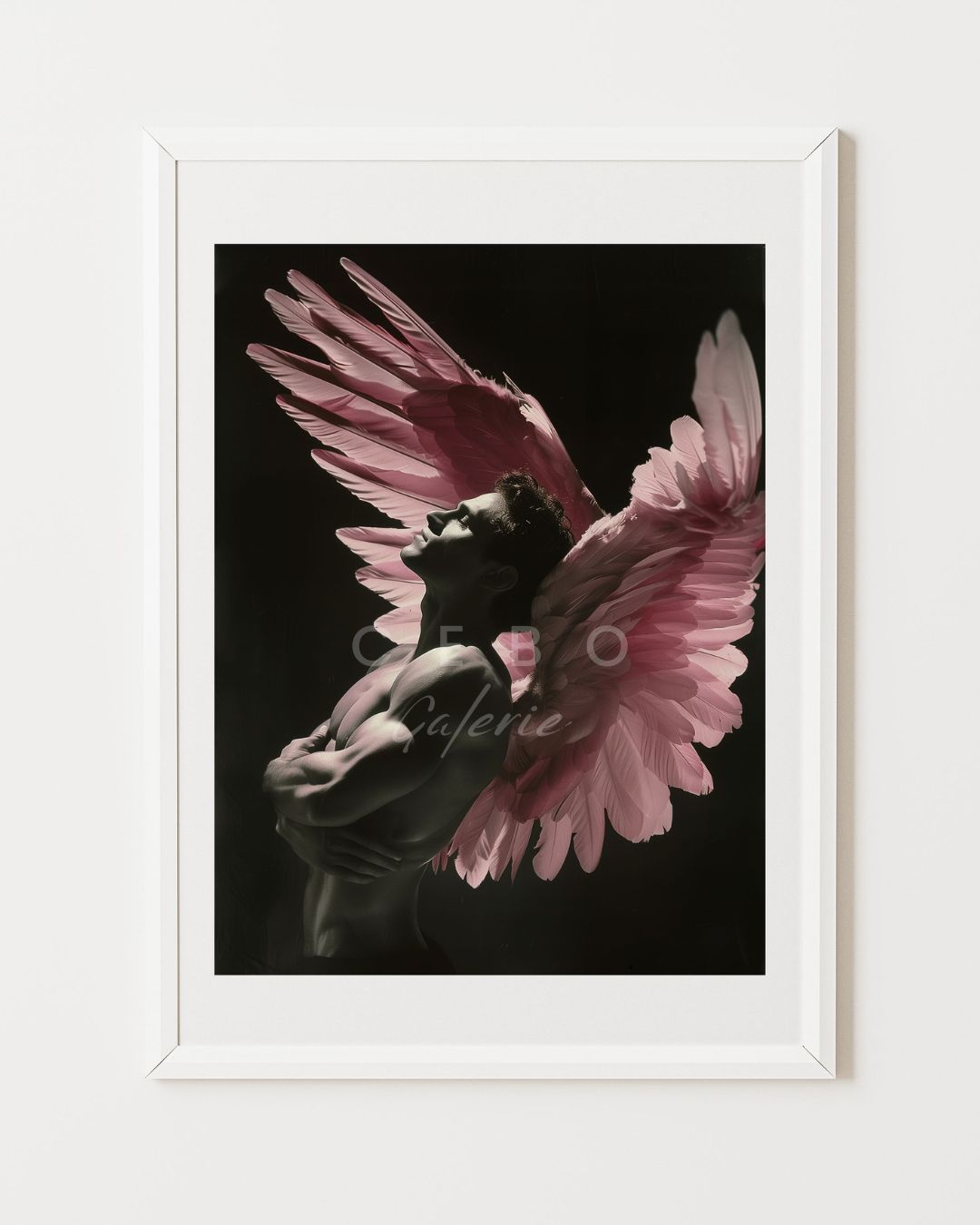 Affiche Ange Rose