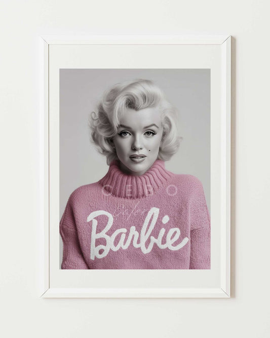 Affiche Barbie Marilyn
