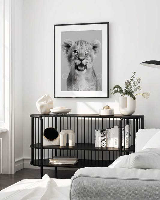 Feline Wink Poster