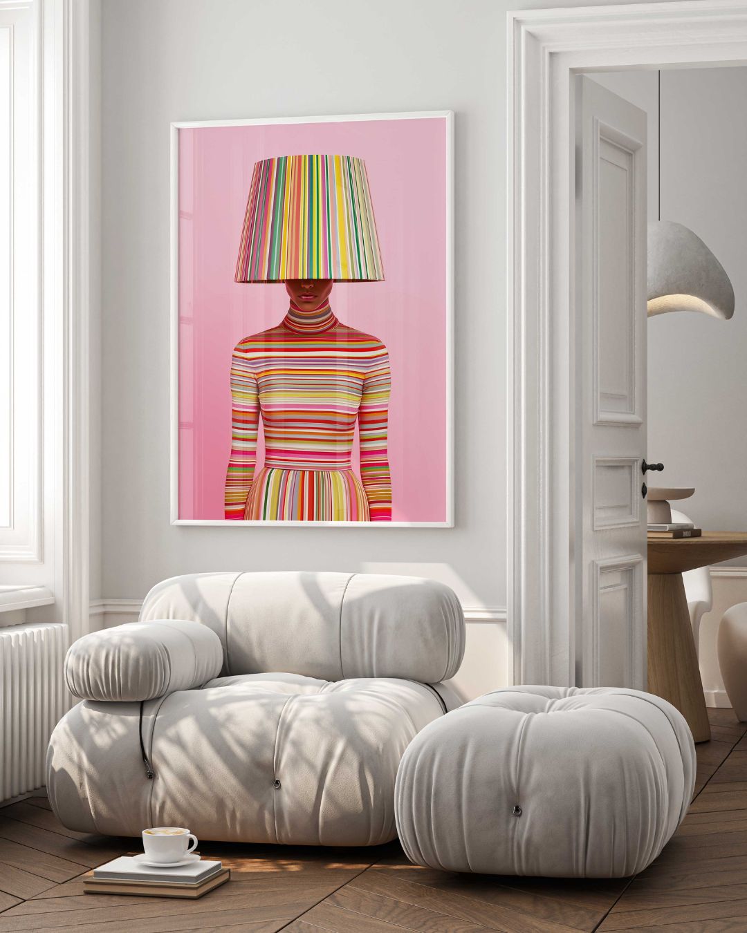 Colorful Femininity Poster