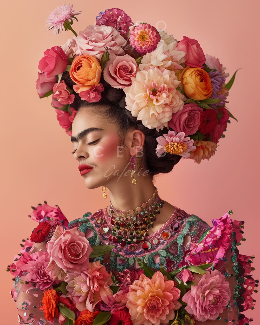 Affiche Fleurs de Frida