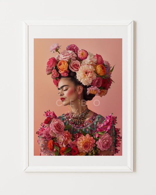 Affiche Fleurs de Frida