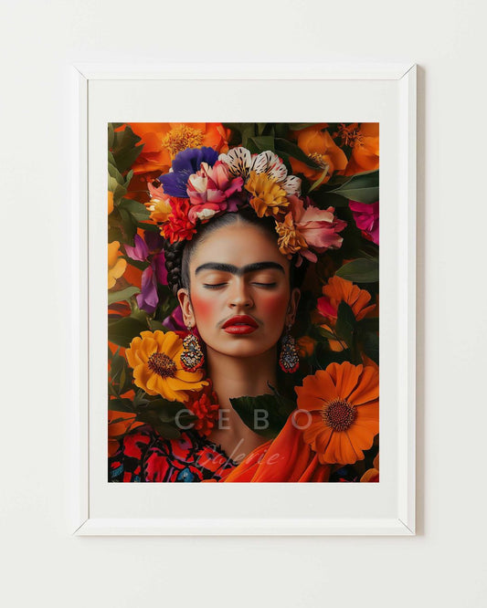 Colorful Frida Poster