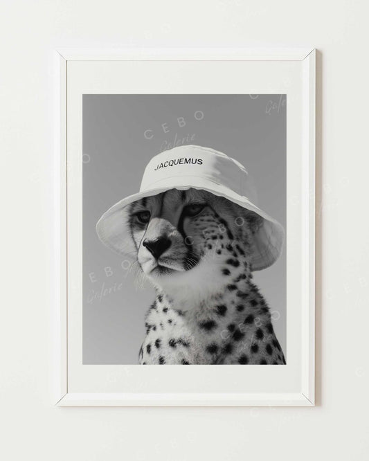 Affiche Guépard Couture