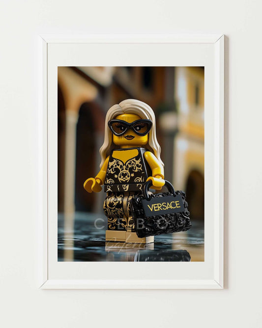 Affiche Lego de Donatella