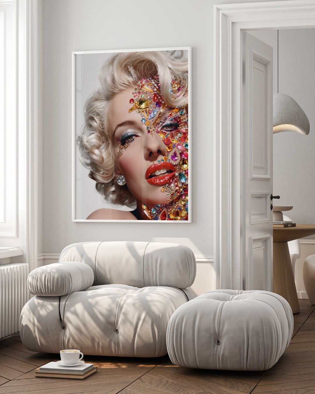 Marilyn's Diamonds Poster