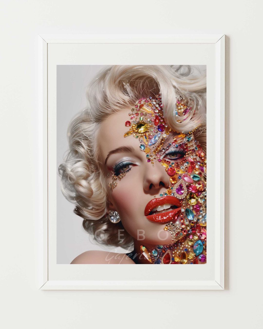 Marilyn's Diamonds Poster