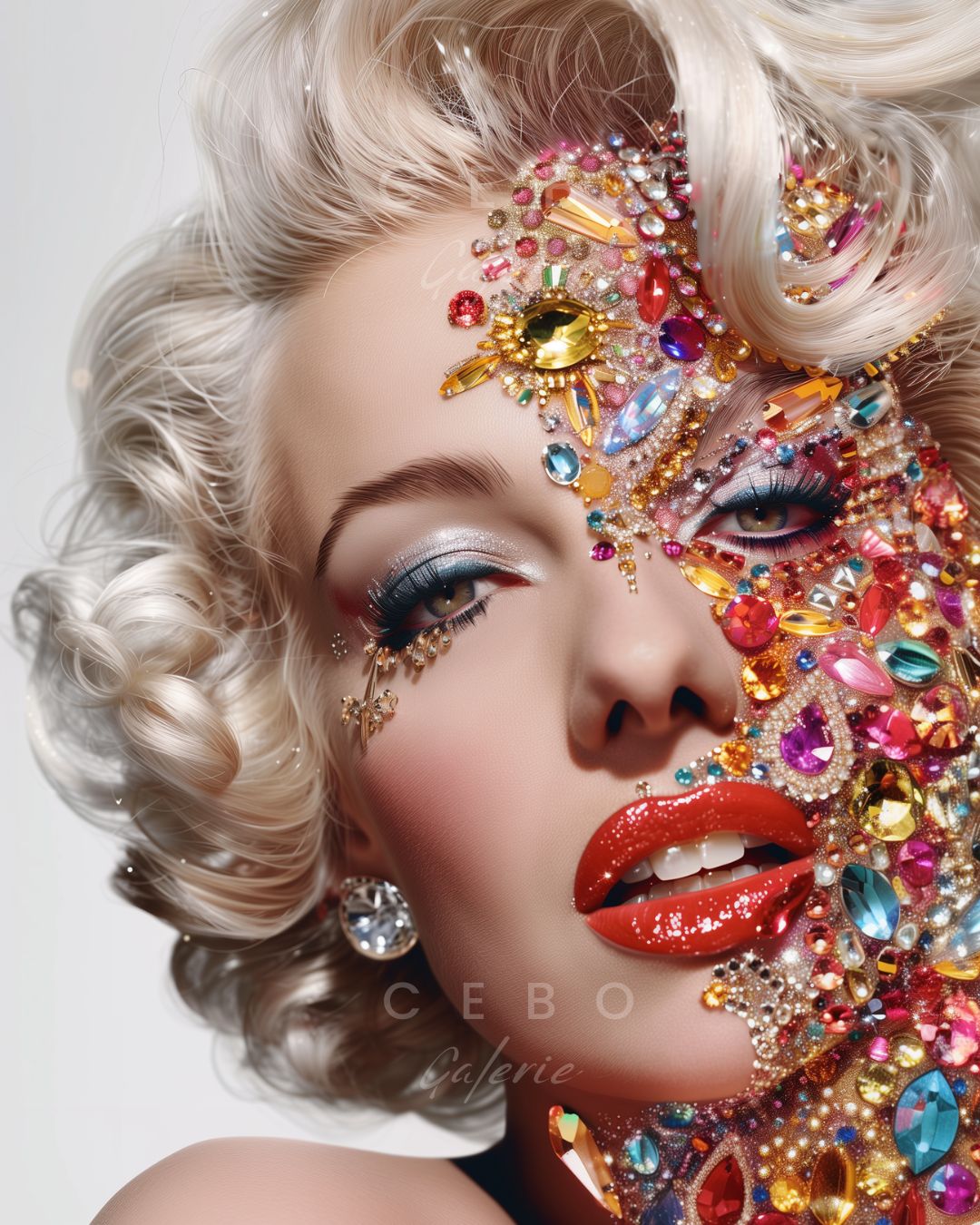 Marilyn's Diamonds Poster