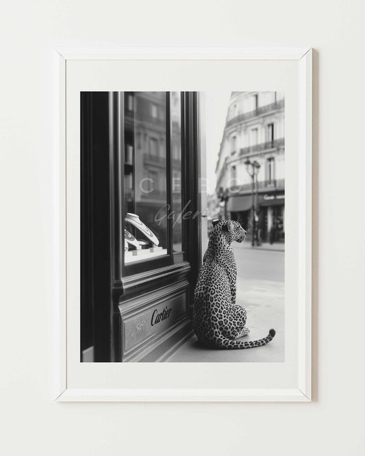 Affiche Panthère in Paris