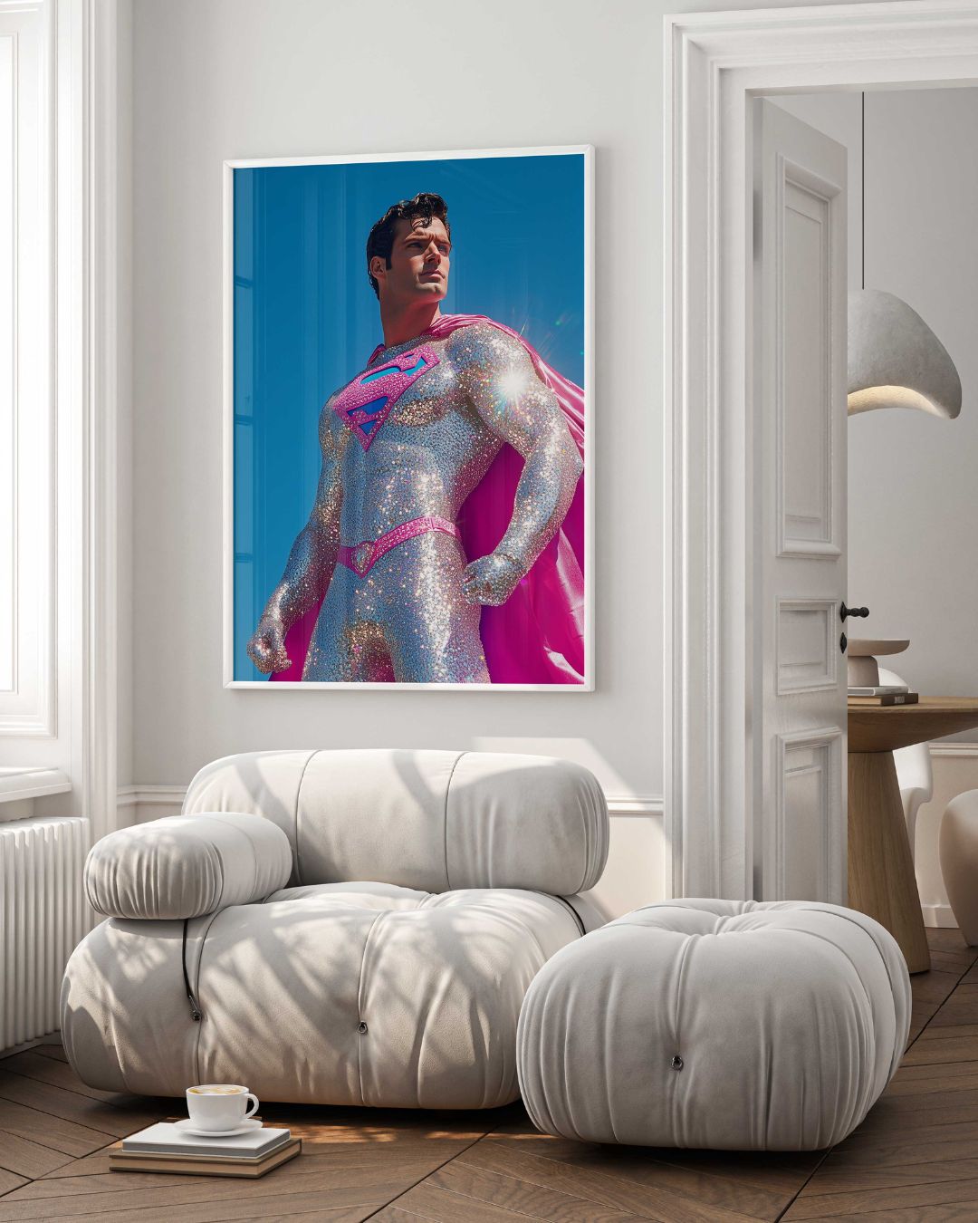 Affiche Pink Superhero