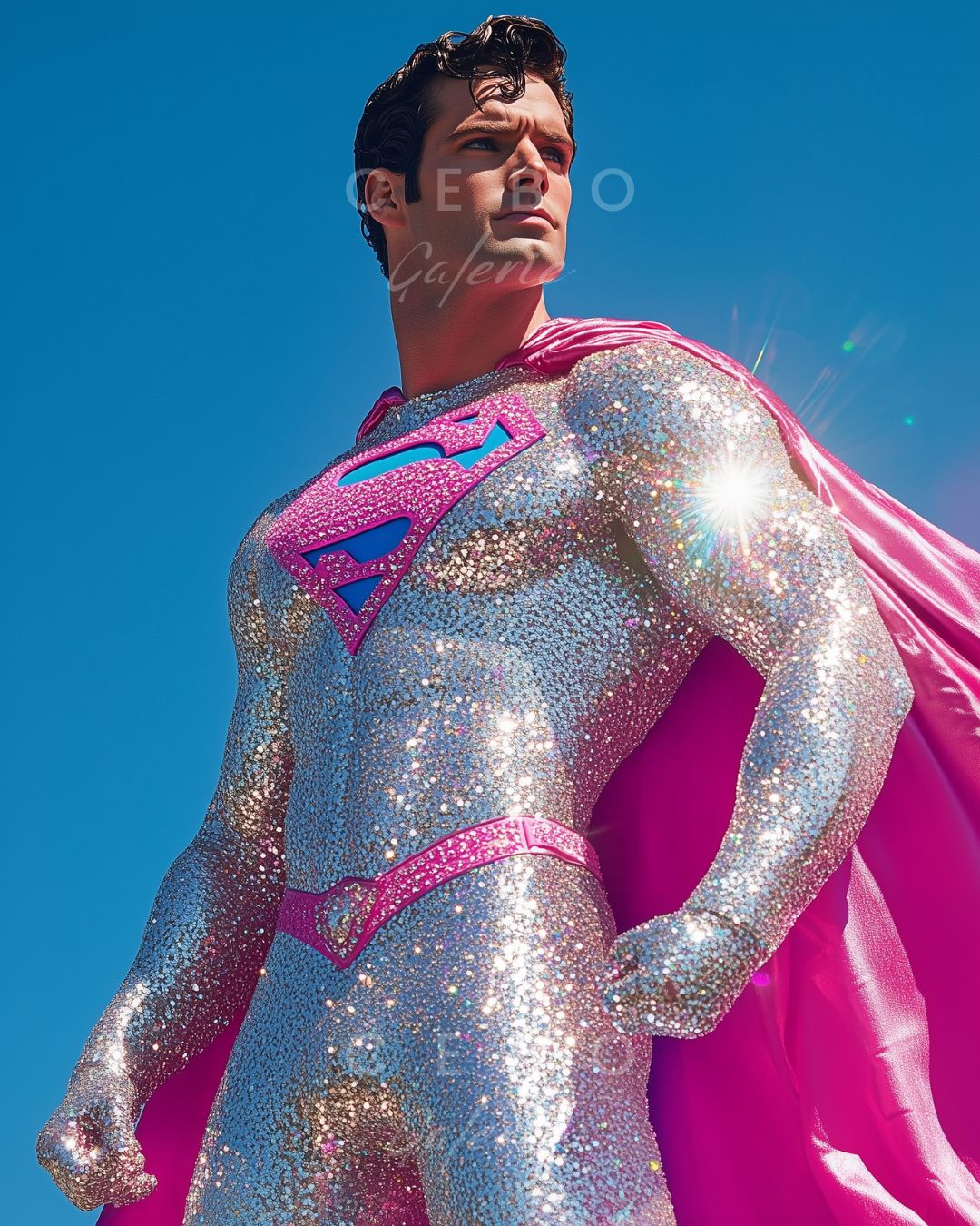 Affiche Pink Superhero