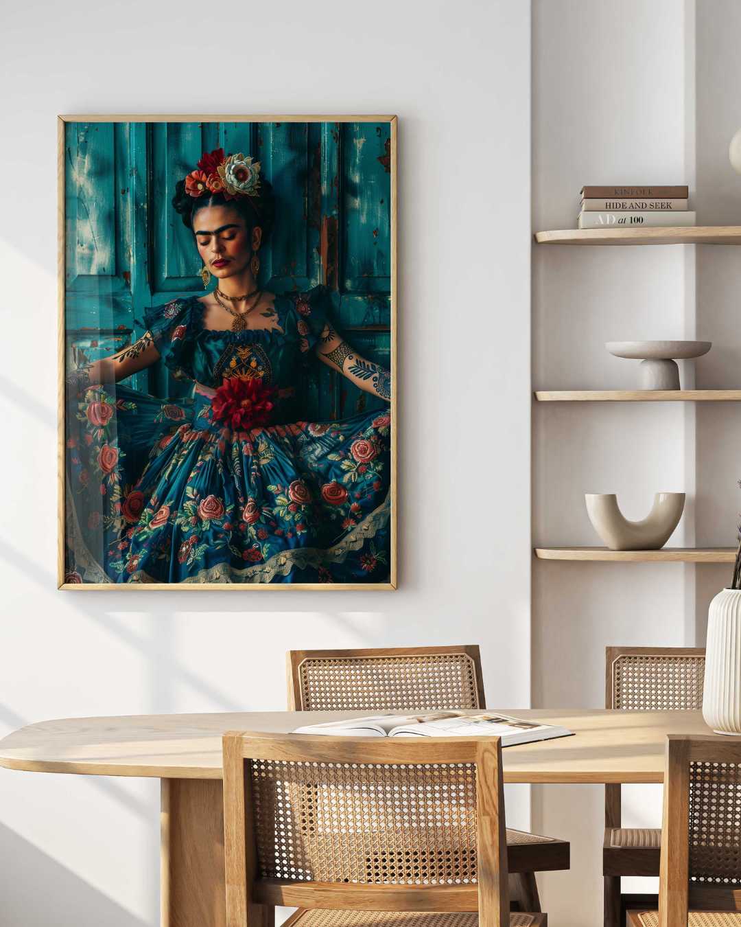 Affiche Bleu Frida