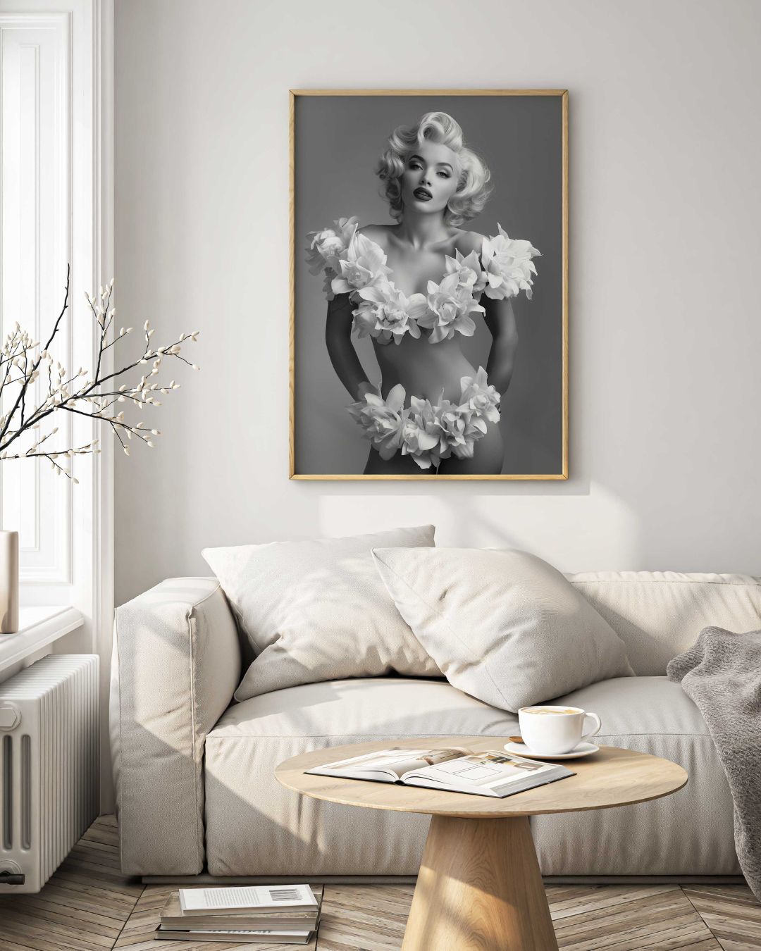 Affiche Fleurs de Marilyn