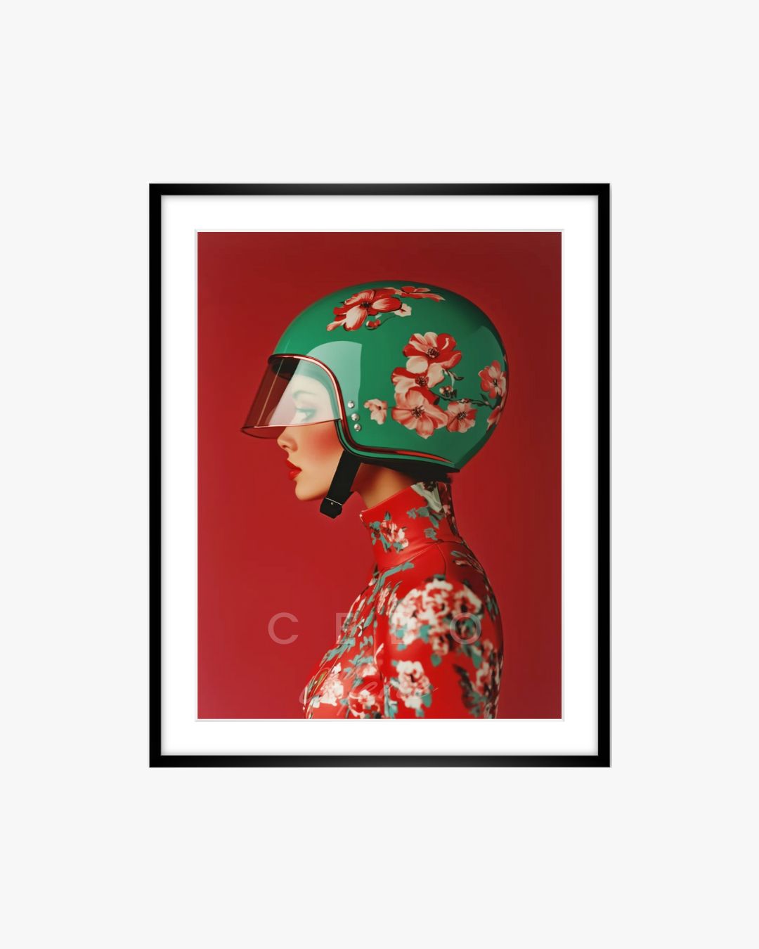 Cadre Floral Rider