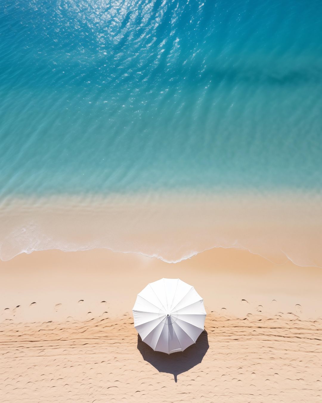 Affiche Seul sur la Plage