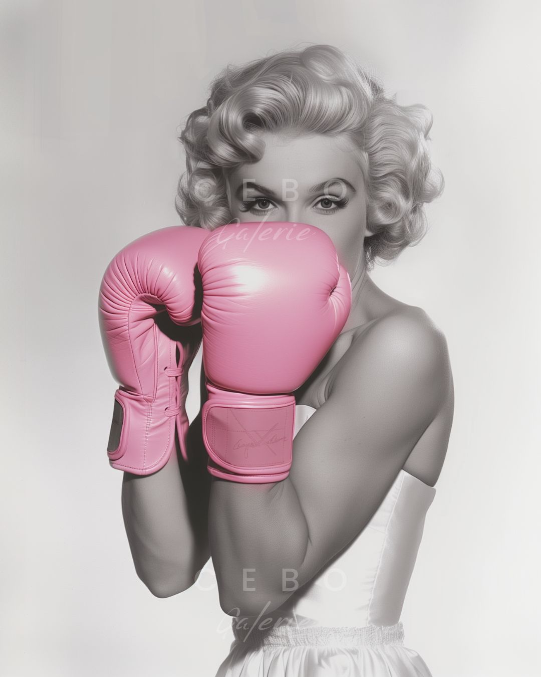 Tableau Combat de Marilyn - Exemplaire Unique