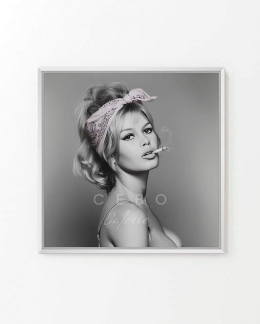 Tableau Insolente Bardot - Exemplaire Unique