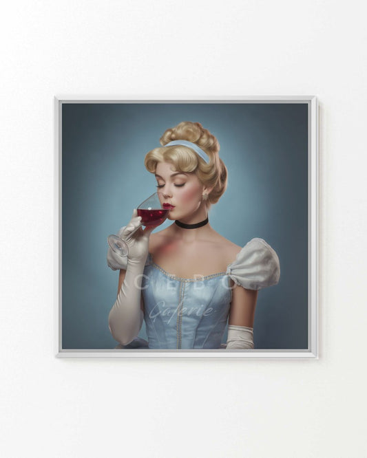 Tableau Rebelle Cendrillon - Exemplaire Unique